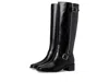 Vince Leighton Knee High Boot In Black