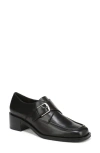 Vince Lennox Monk Strap Shoe In Black