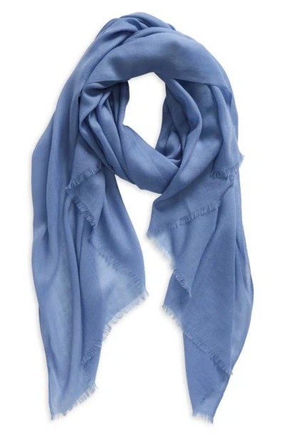 Vince Lightweight Cashmere Scarf In Blue