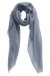 Vince Lightweight Cashmere Scarf In Blue