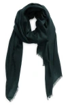 Vince Lightweight Cashmere Scarf In Medium Green