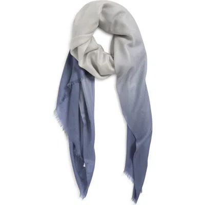 Vince Lightweight Dip Dye Cashmere Scarf In Multi