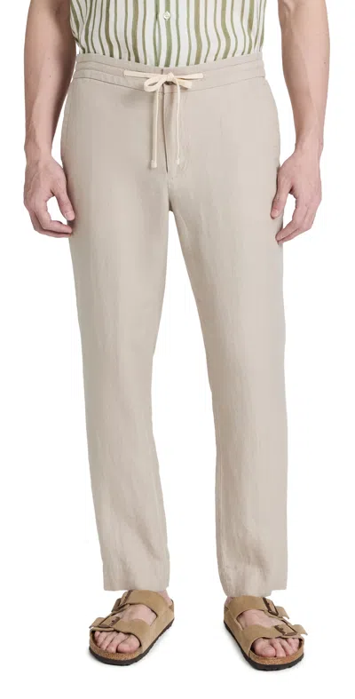 Vince Lightweight Hemp Pant In Pumice Rock