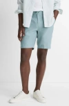 Vince Lightweight Hemp Shorts In Lagoon