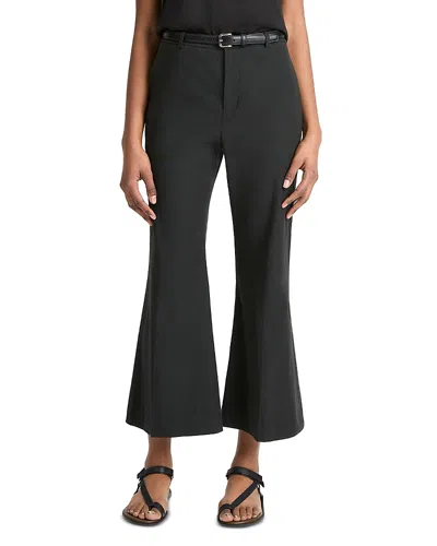VINCE LINEN BLEND CROPPED PANTS