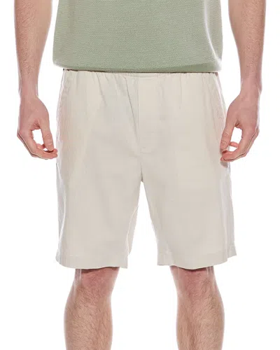 Vince Linen-blend Short In Beige