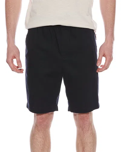 Vince Linen-blend Short In Blue