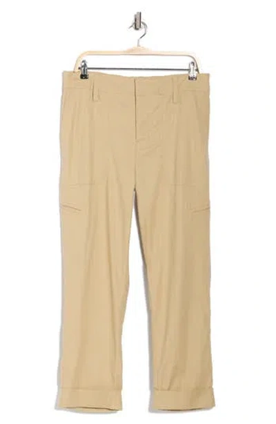 Vince Linen Blend Utility Pants In Neutral