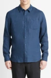 Vince Linen Button-up Shirt