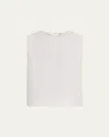 Vince Easy Shell Pullover In White