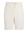 Vince Drawstring Shorts In White