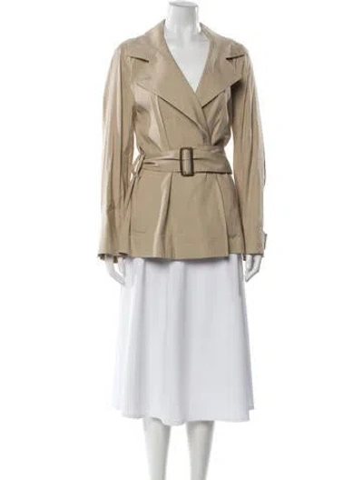 Pre-owned Vince Linen Jacket In Neutral