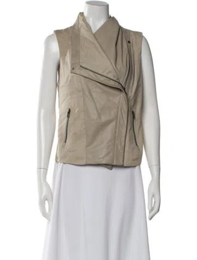 Pre-owned Vince Linen Jacket In Neutral