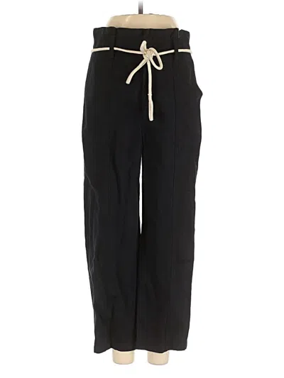 Pre-owned Vince Linen Pants In Black
