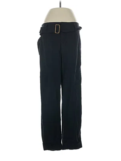 Pre-owned Vince Linen Pants In Black