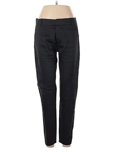 Pre-owned Vince Linen Pants In Black