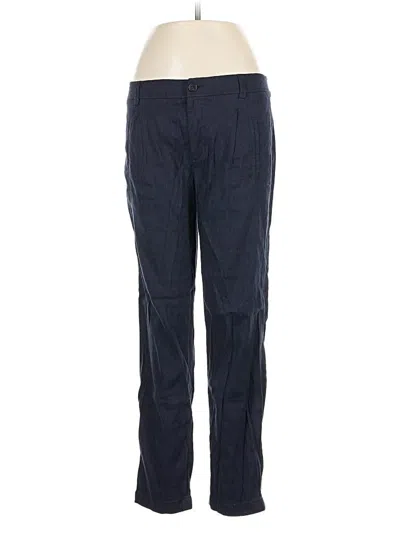Pre-owned Vince Linen Pants In Blue