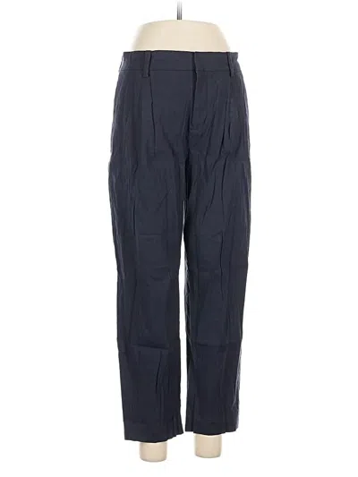 Pre-owned Vince Linen Pants In Blue