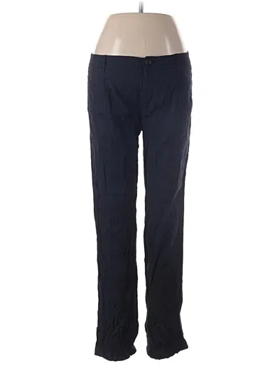 Pre-owned Vince Linen Pants In Blue