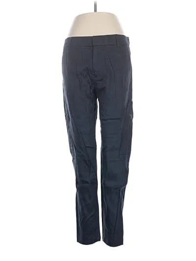 Pre-owned Vince Linen Pants In Blue
