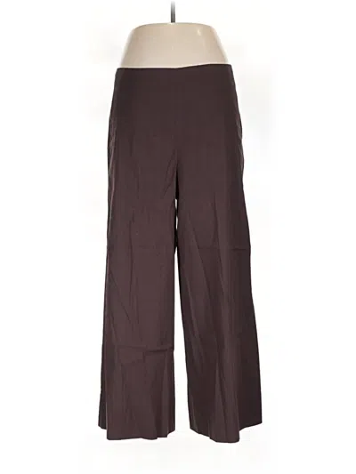 Pre-owned Vince Linen Pants In Brown