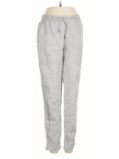 Pre-owned Vince Linen Pants In Gray