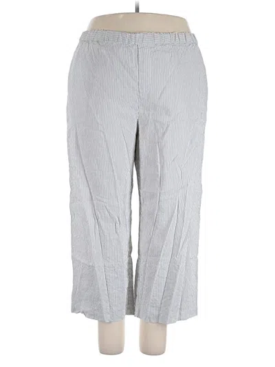 Pre-owned Vince Linen Pants In Gray