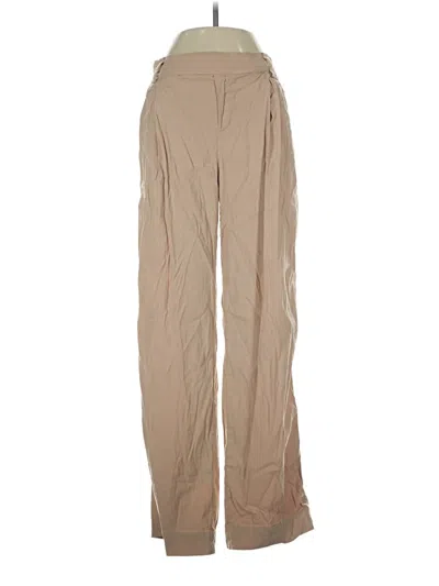 Pre-owned Vince Linen Pants In Tan