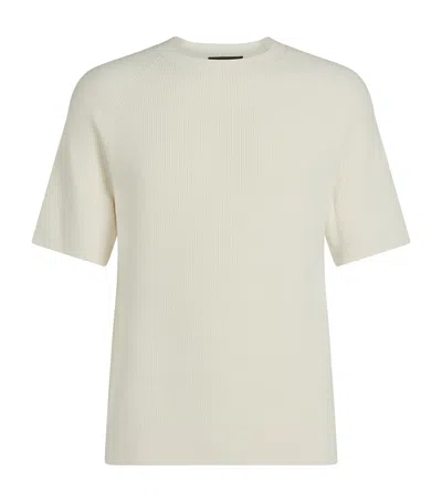 Vince Linen Short-sleeve Shirt In Neutral
