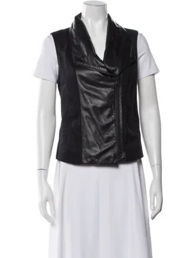 Pre-owned Vince Linen Vest In Blue