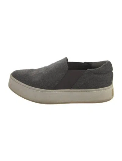 Pre-owned Vince Loafer Sneakers In Gray