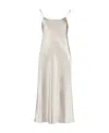 Vince Satin Slip Dress In Champagne