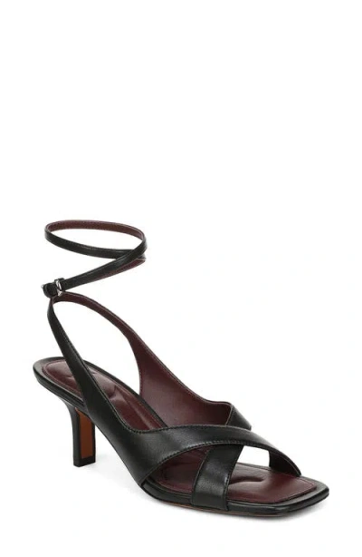 Vince Lola Leather Sandal In Black