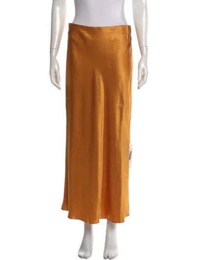 Pre-owned Vince Long Skirt In Gold