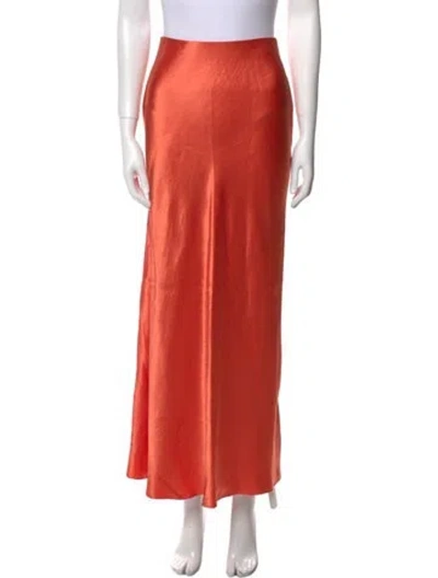 Pre-owned Vince Long Skirt W/ Tags In Orange