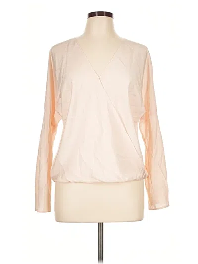 Vince Long Sleeve Blouse In Ivory