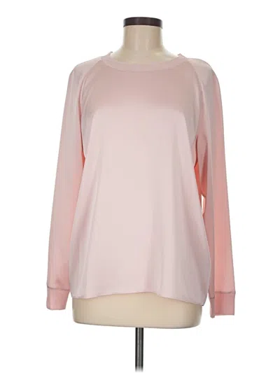 Pre-owned Vince Long Sleeve Blouse In Pink