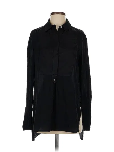 Pre-owned Vince Long Sleeve Button Down Shirt In Black
