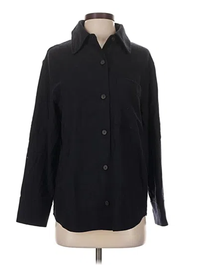 Pre-owned Vince Long Sleeve Button Down Shirt In Black
