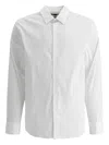 Vince Structured Collar Long Cuffed Sleeves Shirt In White