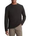 Vince Long Sleeve Pocket T-shirt In Black