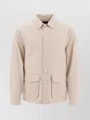 Vince Long Sleeve Point Collar Front Pocket Jackets