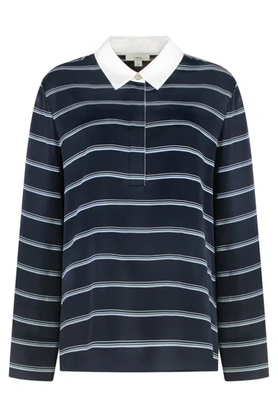 VINCE VINCE LONG-SLEEVE POLO SHIRT
