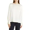 Vince Long Sleeve Silk Top