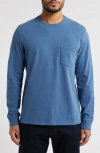 Vince Long Sleeve Crewneck Pocket Tee