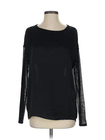 Pre-owned Vince Long Sleeve T-shirt In Black