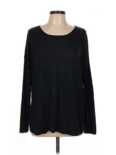 Pre-owned Vince Long Sleeve T-shirt In Black