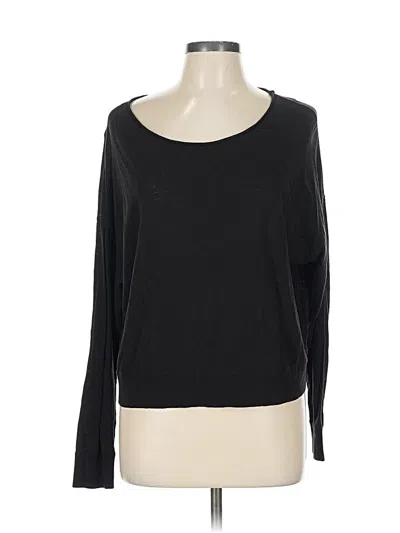 Pre-owned Vince Long Sleeve T-shirt In Black