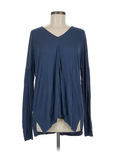 Pre-owned Vince Long Sleeve T-shirt In Blue