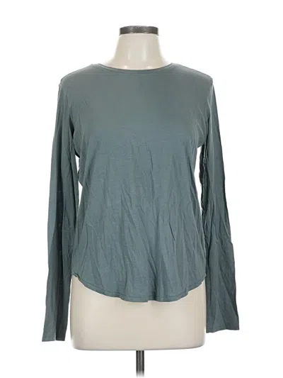 Pre-owned Vince Long Sleeve T-shirt In Blue